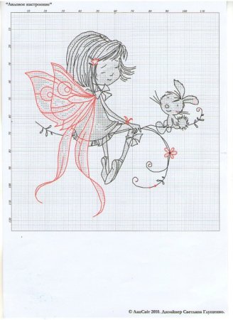 Схемы вышивки крестом феи