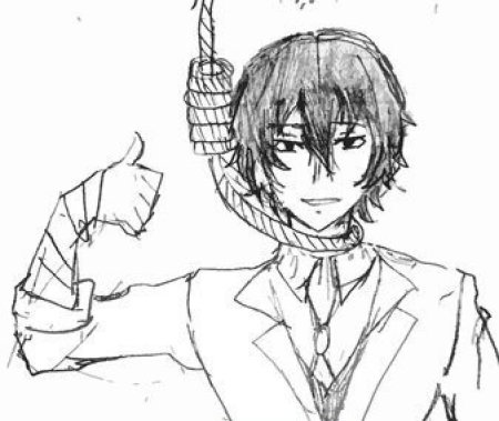 Дадзай Осаму скетч