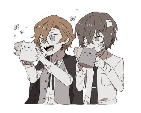 Чуя Накахара и Дадзай Осаму Чиби