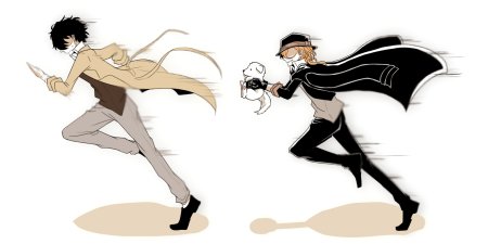 Чуя Накахара удар ногой