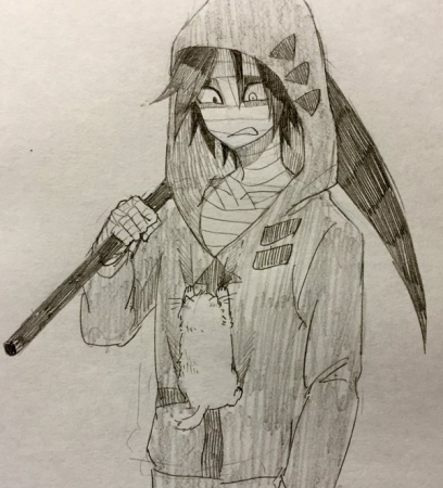 Зак Фостер карандашом