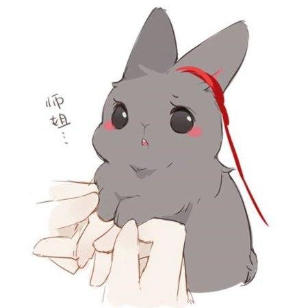 Аниме зайчик питомец