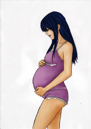 Беременная аниме