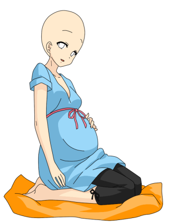 Беременна аниме