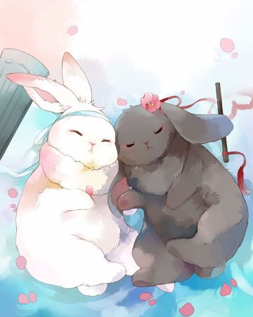 Магистр дьявольского культа кролики арт