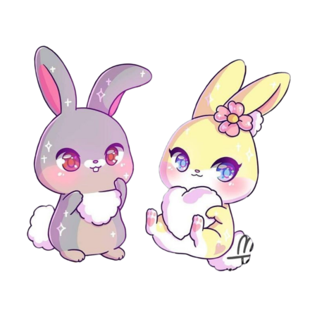 Чиби кавай Дженни кролики