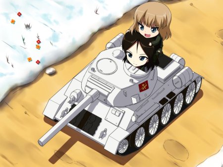Аниме танкистки girls und Panzer