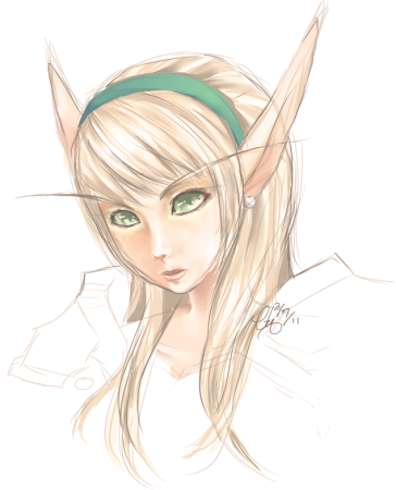 Рисование эльфов