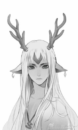 Скетчи персонажей с рогами