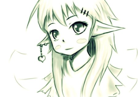 Эльфы карандашом для срисовки