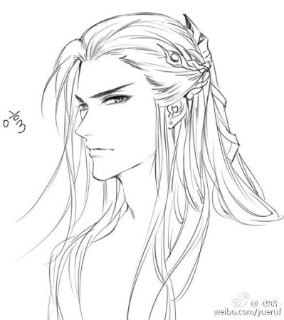 Эльф парень для рисовании