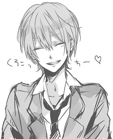 Аниме парень улыбается