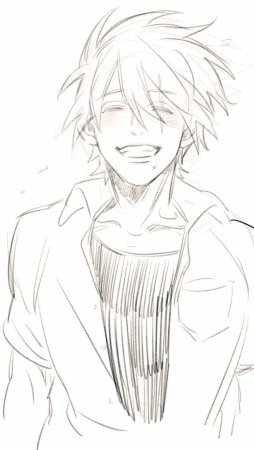 Аниме ухмылка мужская