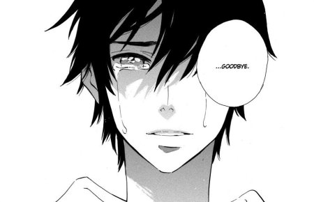 Аниме парни слезы