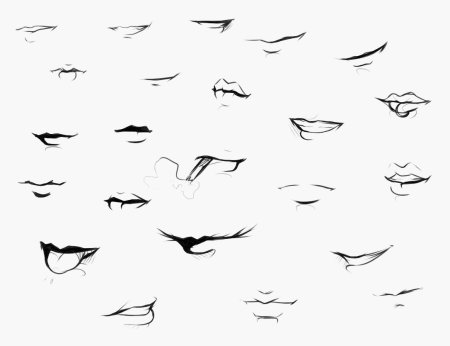 Стили рисования рта