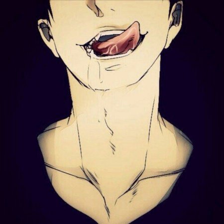 Парень с острыми зубами арт