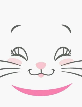 Мордочка котика рисунок