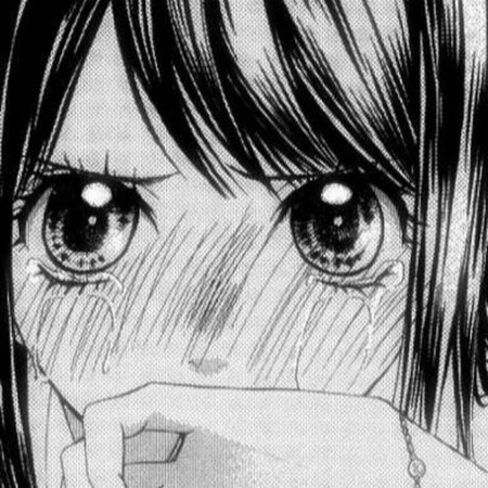 Плачюшяя девушка из манги