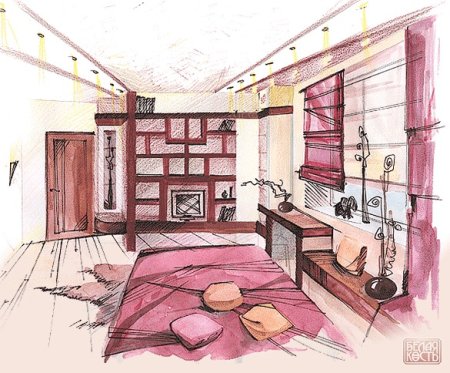 Рисунок комнаты