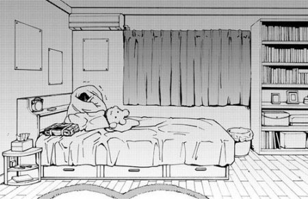 Спальня в манге
