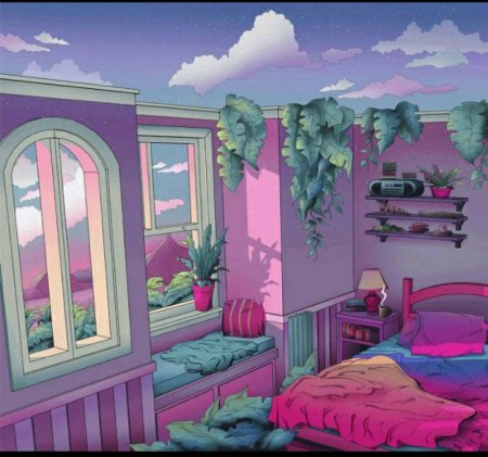 Розовая комната