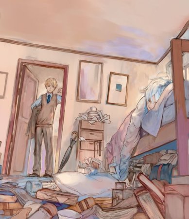 Аниме комната парня