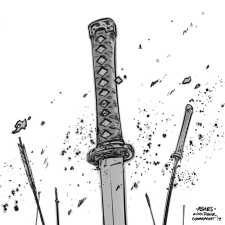 Катана акаме чертеж