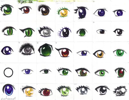 Аниме глаза
