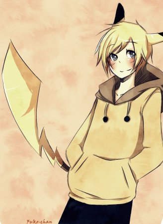 Пикачу аниме человек