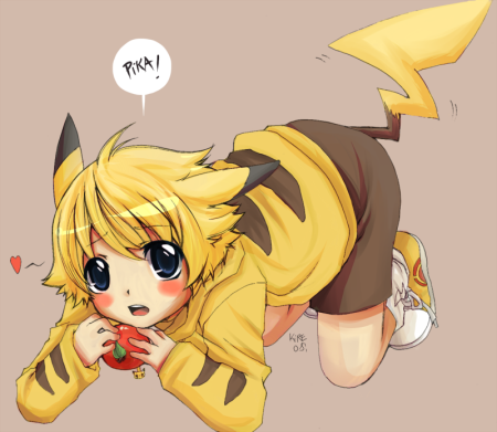 Пикачу арт легкий