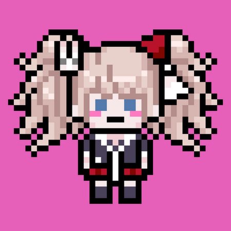 Junko Enoshima пиксельный