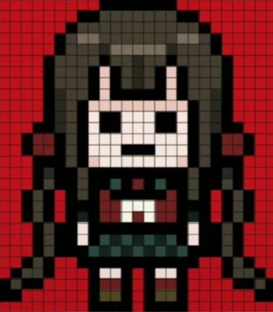 Персонажи Данганронпы в пикселях