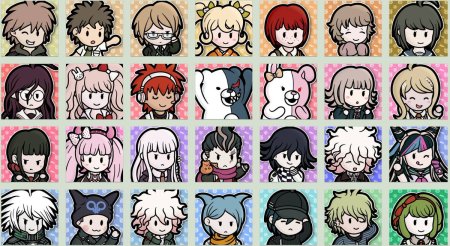 Данганронпа стиль рисования