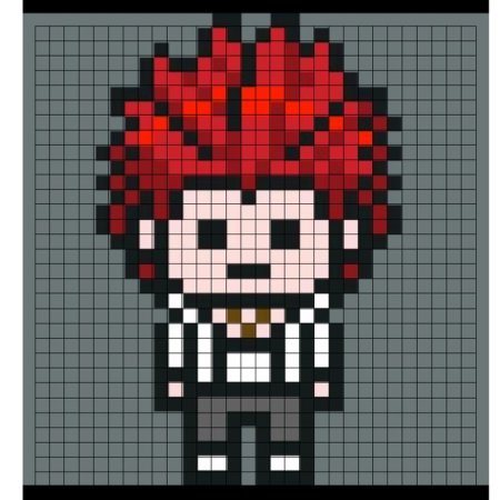 Леон Кувата пиксельный спрайт