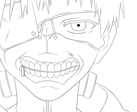 Аниме для рисования Токийский гуль