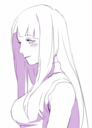 Хината Хьюга для рисования