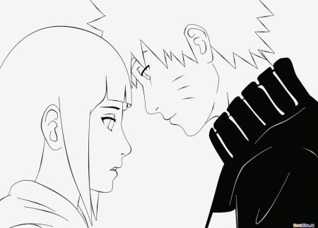 Наруто и Хината поцелуй в Боруто