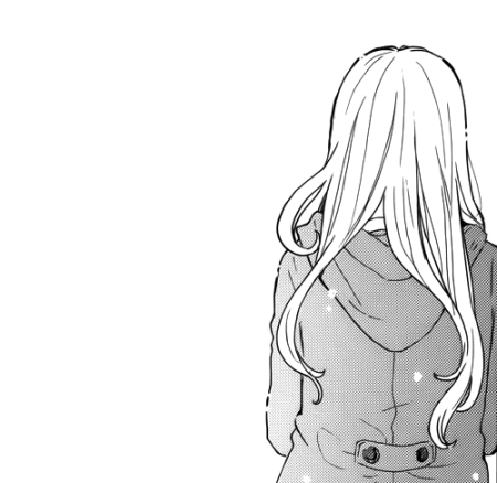 Аниме девушка сзади