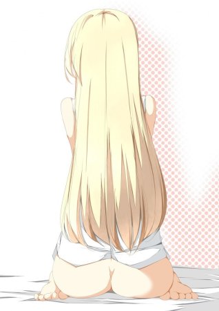 Аниме волосы сзади