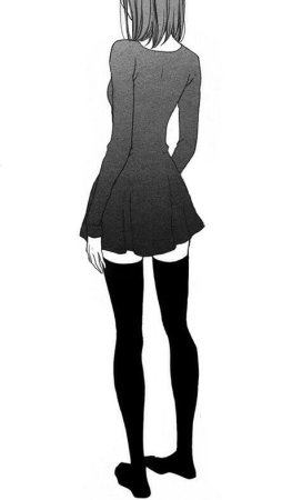 Аниме девочки в полный рост