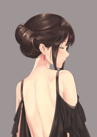 Аниме со спины