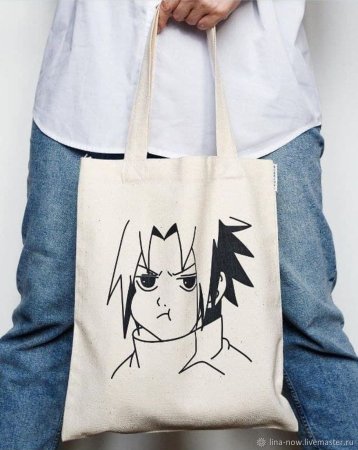 Шоппер с принтом аниме