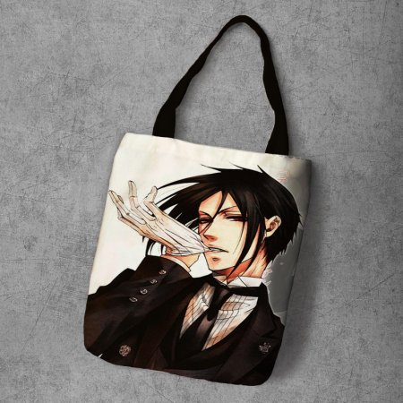 Шоппер с принтом аниме