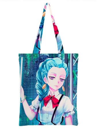 Шоппер сумка с рисунком аниме