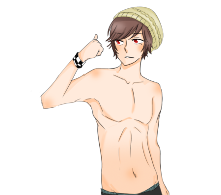 Аниме торс подростка