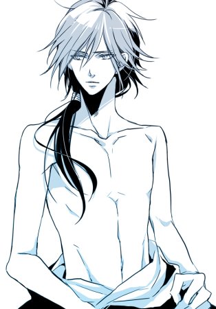 Аниме парни с длинными волосами