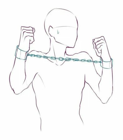 Позы для рисования связанных людей