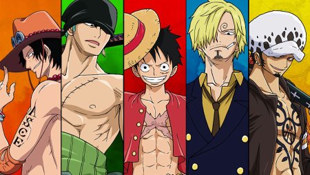 Луффи Зоро и Санджи