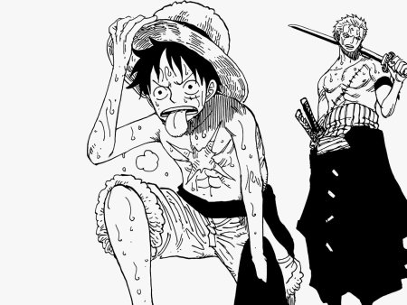 Луффи из манги Ван Пис