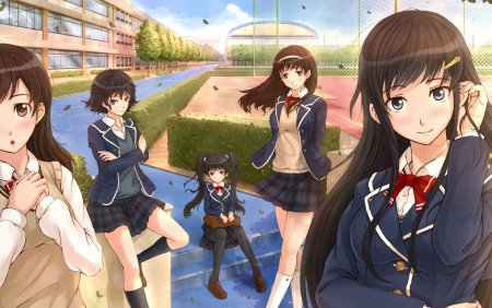 Аниме школьники Япония